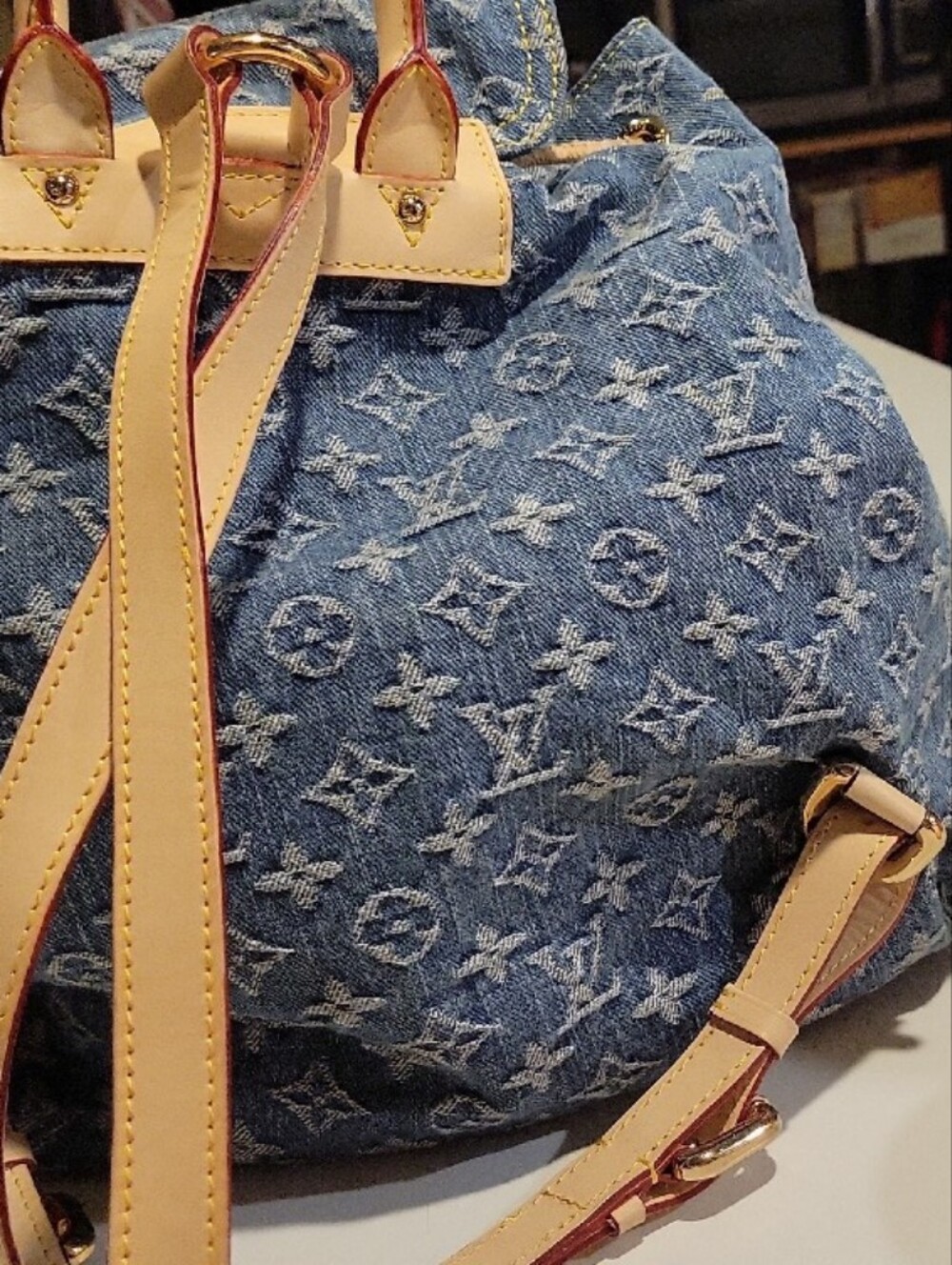 Denim Backpack - Picture 3 of 3